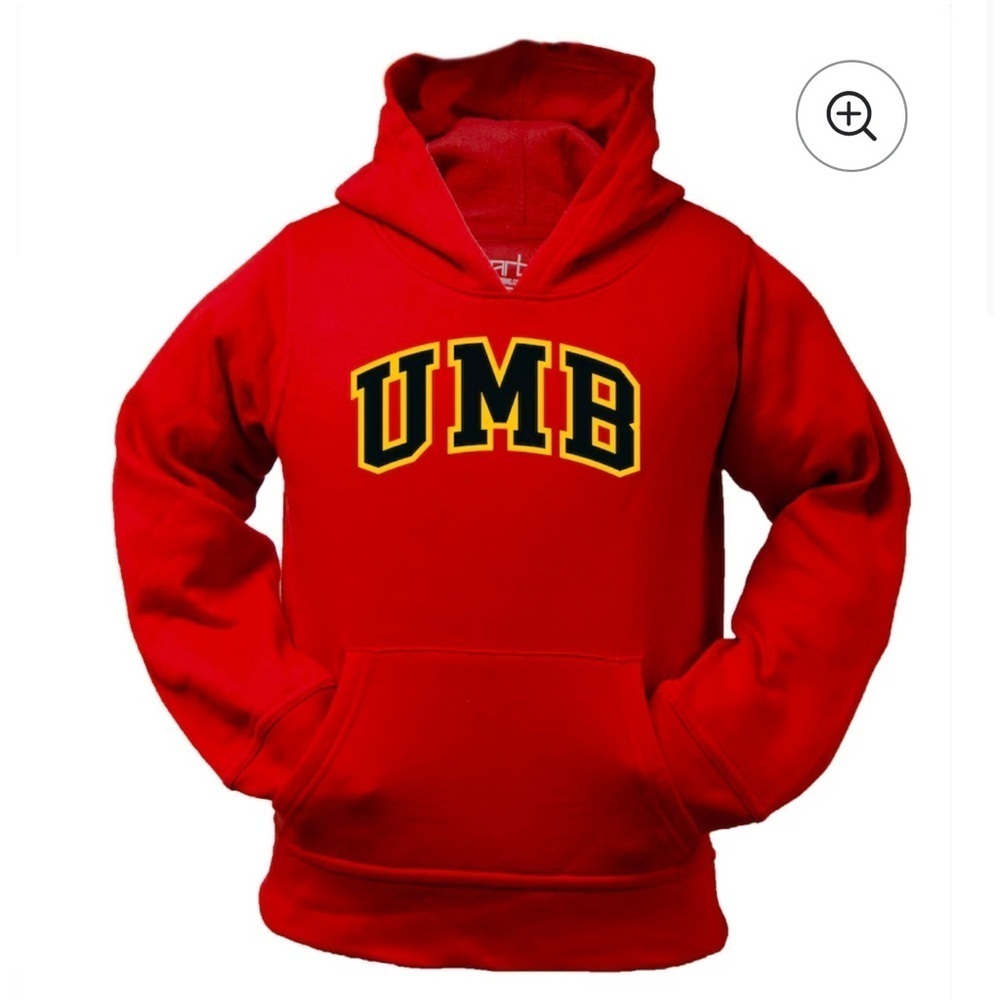 League Men’s unisex NWT UMB True Red Hoodie